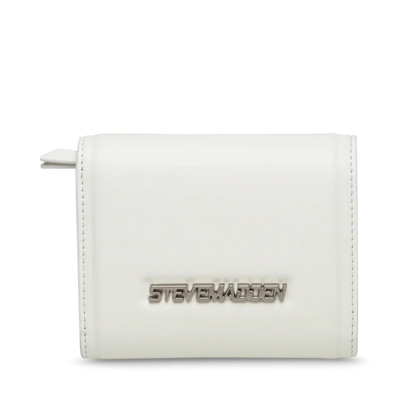 STEVE MADDEN Steve madden boyer white wallet women's wallets